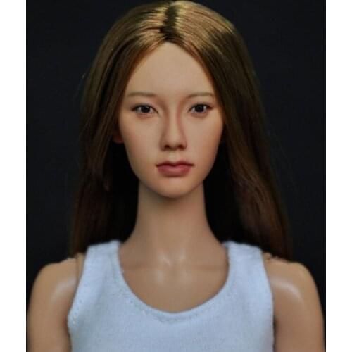KUMIK 1/6 KM008NP Korea Beauty Head Sculpt for 12inch Action Figure DIY