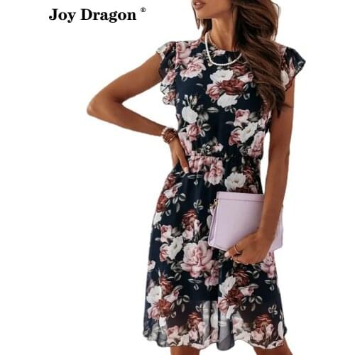 Summer Women Dress 2021 Floral White Mini Light Chiffon Dresses Casual Party Tight Bodycon Elegant Beach Skirts Ladies Clothing
