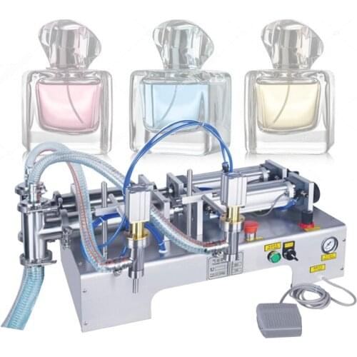 Liquid filling machine Pneumatic Piston Liquid Filler Wine Milk Juice Vinegar Coffee Oil Drink Detergent Filling Machine