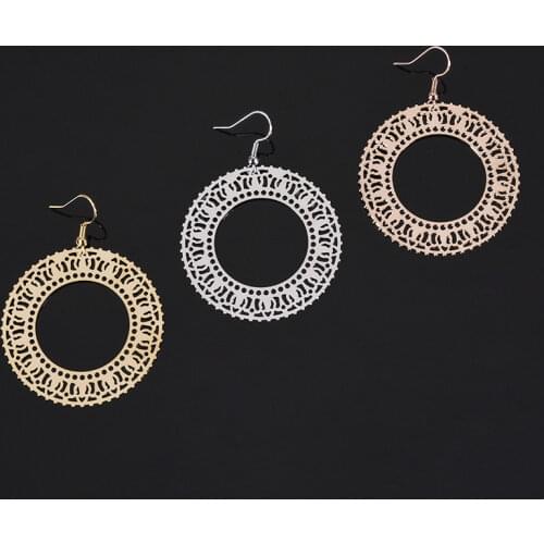 Wholesale New Style Earrings Geometric Shape Western Personality Funky Novelty Earrings computer piece earrings