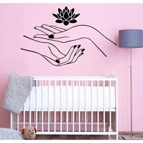 Cartoon nail salon Waterproof Wall Stickers Wall Art Decor For Kids Rooms Decoration Wall Decal Home Decor