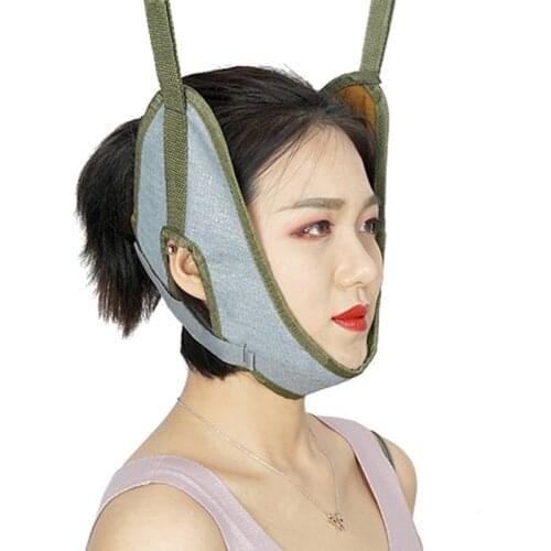 Over Door Hanging Neck Traction Kit Cushion Stretching Belt Brace Adjustable Cervical Correction Stretcher Pain Relief