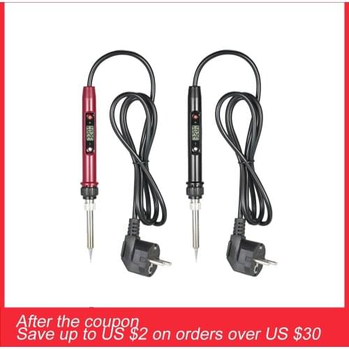 Meterk 80W Professional Soldering Iron LCD Digital Temperature Adjustable Electric Soldering Irons Mini Soldering Station AC220V