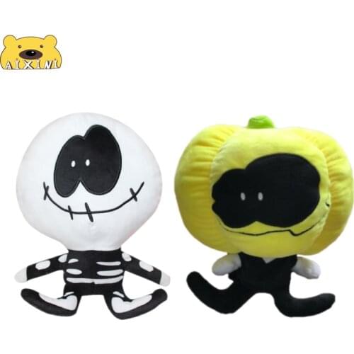 30cm Friday Night Funkin Plush Toy Spooky Month Plush Skid and Pump Stuffed Kawaii Plushie Birthday Gifts Halloween Anime Plush