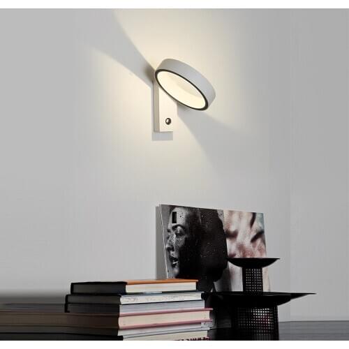 350° Rotatable LED Wall Lamp Modern Outdoor Lighting Wall Light Indoor 4W Touch Dimmable Adjustable Bedside Night Lights