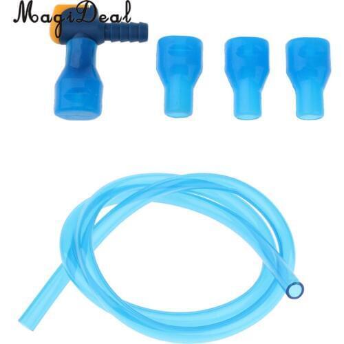 Sports Water Bottle Hose Hydration Backpack Tube Pipe 3ft + Bite Valve Nozzle for Water Bag Accessories