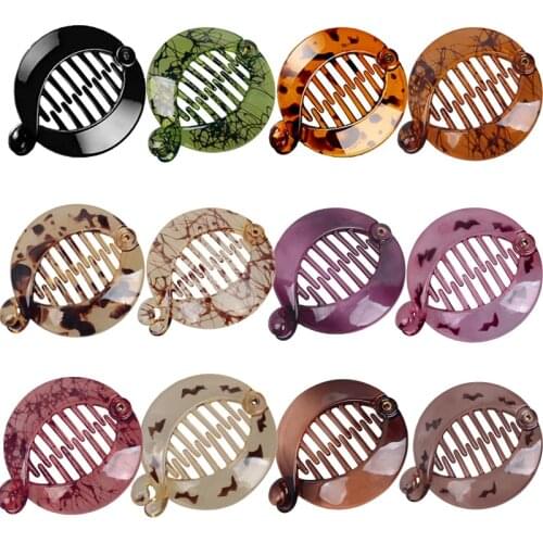 Stylish Banana Hair Claw Clips Banana Hair Combs Fishtail Hairclip Combs Resin Banana Fish Grips for Women Girl Hair Accessories