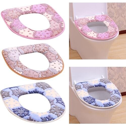 Universal Soft Thicken Bathroom Seat Cover Seat Cushion Lavab