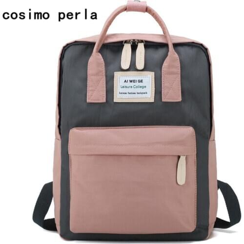 Women Backpack School Bag for girls Shoulder Bag Canvas Female Bagpack Laptop Back Packs Nylon Backpack Kawaii Bolsas Mochila