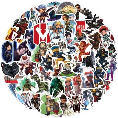 10/30/50PCS Classic Game Apex Stickers Decal DIY Bike Travel Luggage Guitar Laptop Graffiti Funny Cartoon Sticker Decal Kid Toy