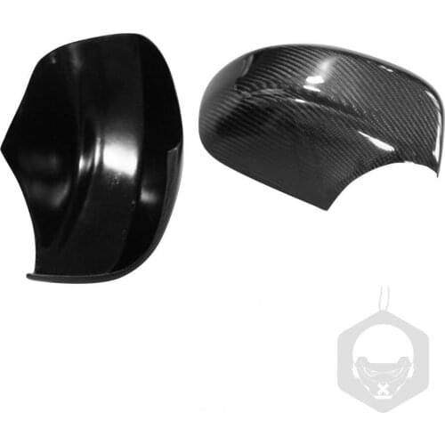 2Pcs Rear-view Mirror Protectors Universal Dimension Carbon Fiber Dedicated Side Mirror Covers for Nissan GTR R35 2008-2020