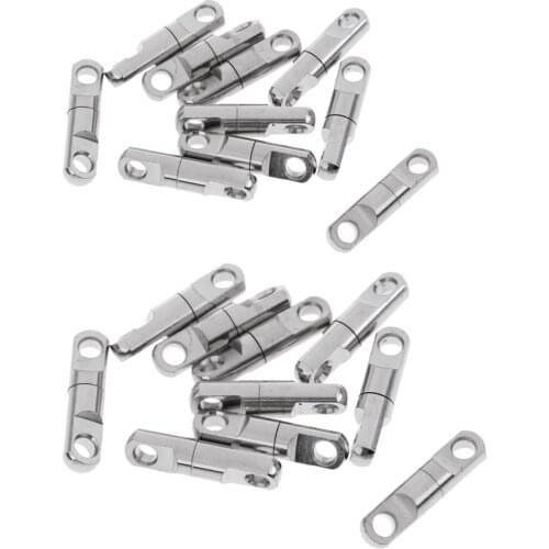20pcs High Strength Ball Bearing Swivels Heavy Duty Fishing Swivels Connector 3.5mm 5mm