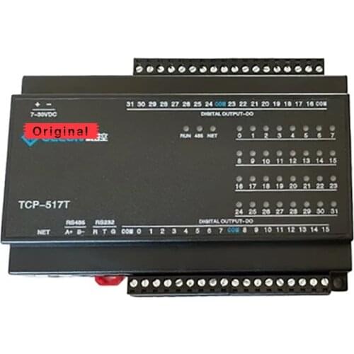 32-Channel DO NPN Transistor 100mA Output DO RS485 RS232 Modbus TCP&RTU Module