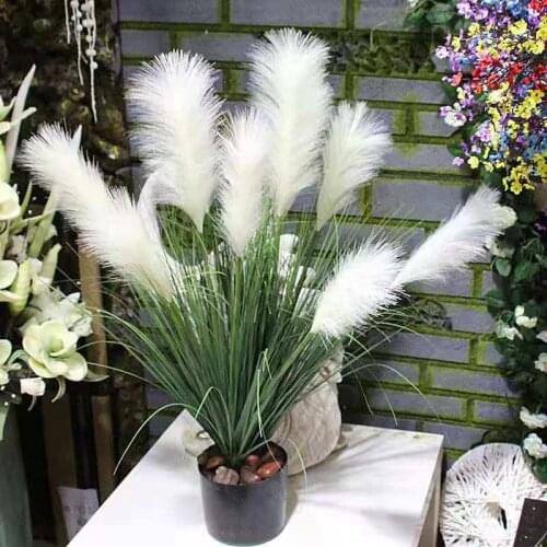 90cm 5 Heads Large Artificial Plants Plastic Flower Arrangement Material Used In Home Hotel Decoration Wedding Photography Props
