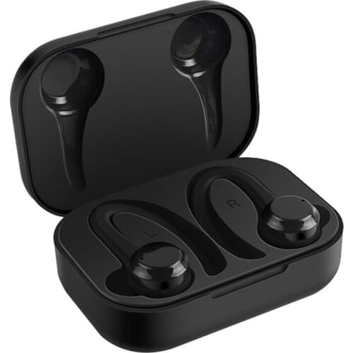 Wireless Headset, 5.0 Auto Pairing Press Control Stereo In-Ear Bluetooth Headset, Built-in Microphone and Charging Case
