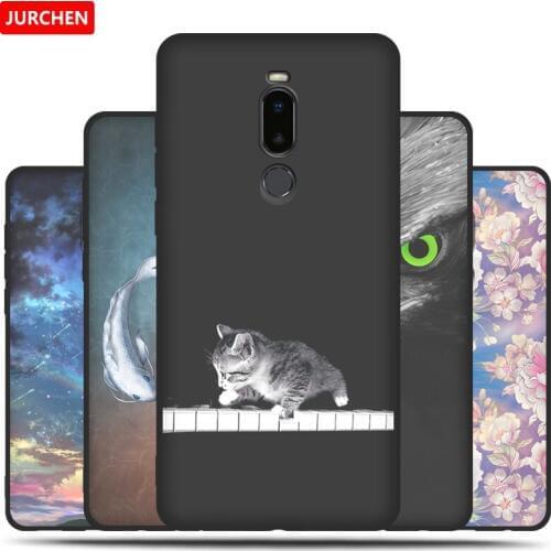 JURCHEN Soft Tpu Back Cover For Meizu Note 8 Case 6 inch Silicone Cute Cartoom Print Phone Case For Meizu Note8 Case M822Q