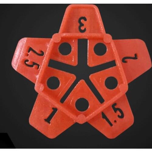 X6HD Reusable Floor Tile Leveling Locator 1mm/1.5mm/2mm/2.5mm/3mm Seam Tool Tile Cross Tile Leveling System Leveler