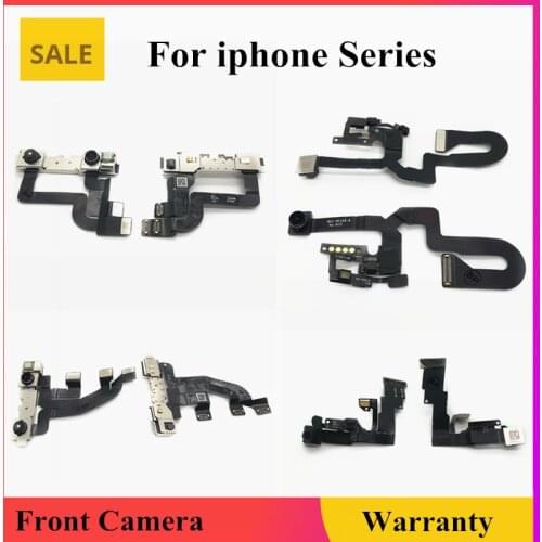 OEM 100% Tested Front Camera with Proximity sensor Flex Cable For iPhone SE 5 5S 6 7 8 6S Plus X XR XS MAX 11 11 Pro 11 Pro Max