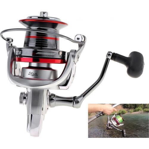 Full Metal Spinning Fishing Reel 9000 Series 14+1 Ball Bearing 20KG / 44LB Long Distance Surfcasting Wheel with Larger Spool