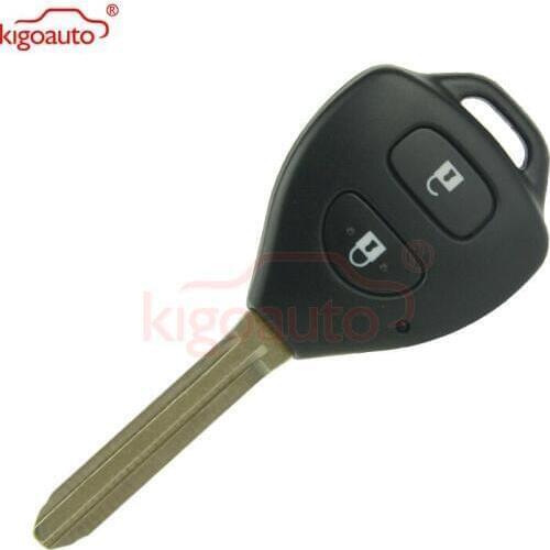 Remote key HYQ12BBY 2 button 434Mhz toy43 with 4D67 chip for Toyota Camry Corolla 2004 2005 kigoauto