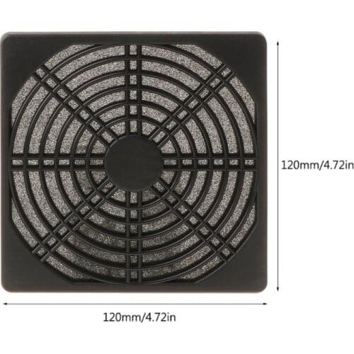 Dustproof 120mm Case Fan Dust Filter Guard Grill Protector Cover For PC Compute