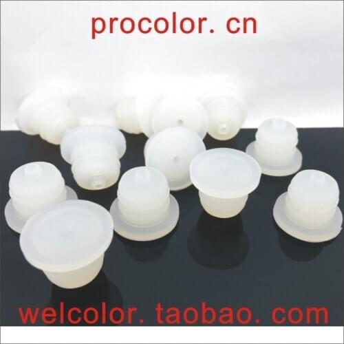 Silicone rubber bottle stopper Seal plug shield dustproof 1/2" 13 mm 13mm hole Plug OD 13.8 13.5 17/32" mm ID 2 2.0 5/64" 2MM MM