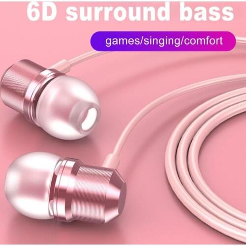 In-Ear Earphone High Quality HiFi Sport Earbud Auricular Metal Fever Heavy Bass Copper HD Metal Bass Stereo earpiece