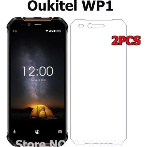 2PCS Oukitel WP1 Tempered Glass For Oukitel WP1 Screen Protector Explosion-proof LCD Film For Oukitel WP1 IP68 5.5" Glass Cover