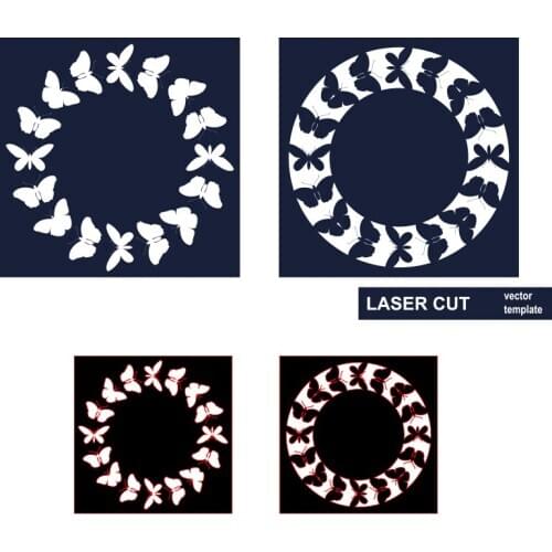 100*100mm Butterfly Square New Cutting DIES Stencil DIY Scrapbook Embossing Card Craft Template Paper Photo Album