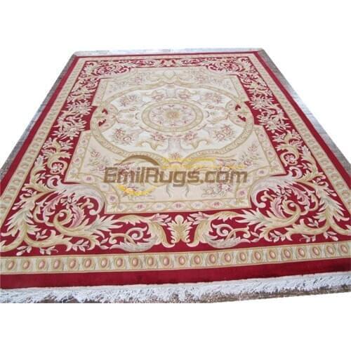 Chinese aubusson carpetschinese wool carpets rug for living room 100%Big Living Room Knitted large room rug