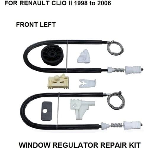 1998-2016 FOR RENAULT CLIO II 3 DOOR WINDOW REGULATOR REPAIR KIT FRONT LEFT SIDE