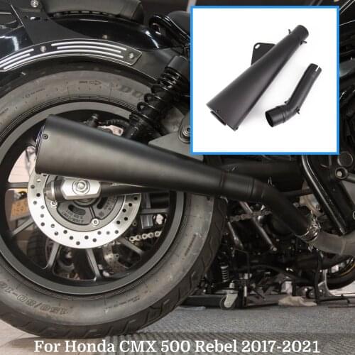 2019 2020 CMX 500 Accessories Motorcycle Exhaust Modify Motocross Exhaust Muffler For Honda CMX500 Rebel 2017-2021 2018 2020