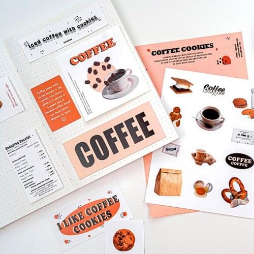 4packs/LOT love kitchen series stationery sticker Creative decoration DIY paper sticker