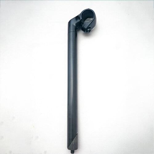 Aluminum Gooseneck Stem Dead Speed Retro Riser Faucet Bicycle Head Front Fork Head Tube Cycling Parts 25.4/22.2MM