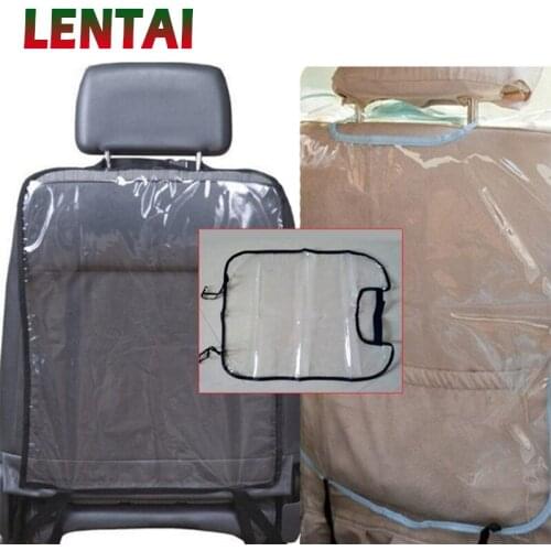 LENTAI For Renault megane 2 3 duster captur clio 4 Volvo xc90 Lada granta vesta 1PC Car Seat Back Children Anti Kick Mat Cover