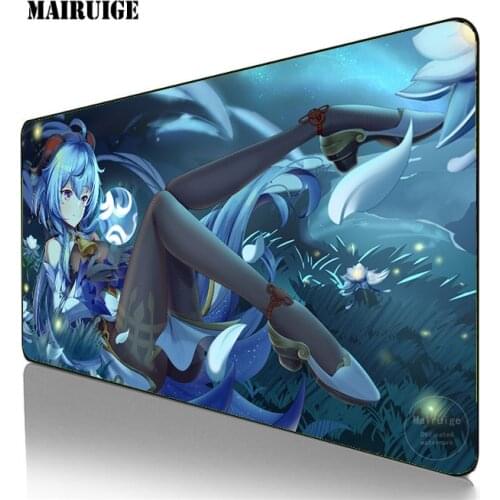Anime sexy girl Large Gaming Genshin Impact Mouse Pad Laptop Keyboard Pads Computer PC Accessories Game Mousemat Play Mats Csgo