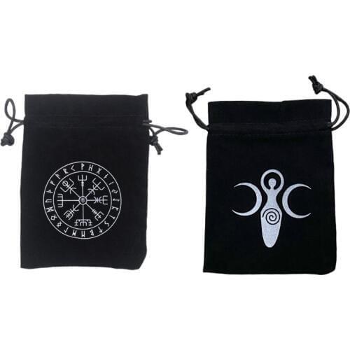 Tarot Brand Special Flannel Card Storage Bag Jewelry Toy Home Drawstring Package N58B
