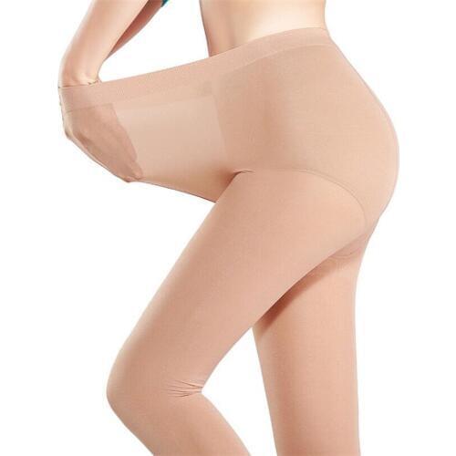 INDJXND Sexy Women 120D Opaque Footed Tights Pantyhose Thick Tights Stockings Women Spring Summer Fashion Elastic Tights Hot