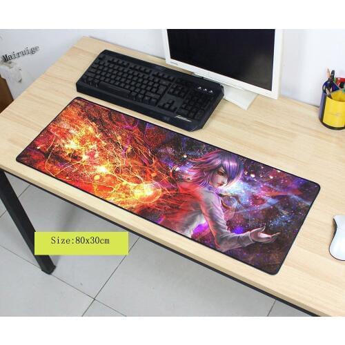 Mairuige TOkyo Ghoul Mousepad 80x30 Pad To Mouse Best Seller Computer Mouse Pad Gaming Padmouse Gamer To Laptop Large Mouse Mats