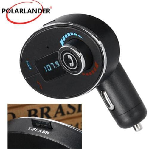 New Smartphone BluetoothMP3 Player Handsfree Car Kit Dual USB Charger FM Transmitter Handsfree with Micro SD/TF Card Reader