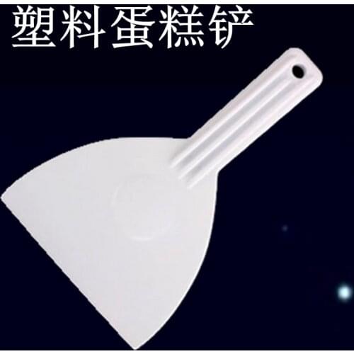 Cake knife Plastic Scraper Butter Dough Cutter DIY Baking Kitchen Tools soft-scratch boards chocolate shovel tri-angle