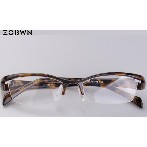 Casual Women optical glasses by Brand Design Sport butterfly shades lunette oculo de grau half rim frames demi black blue TR90