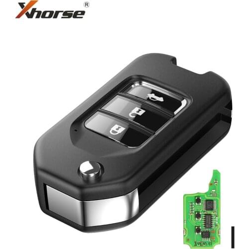 XHORSE Universal Remote Key For Honda Type Wireless XNHO00EN Key 3 Buttons With NXP Chip for VVDI2 and VVDI Key Tool One Pcs