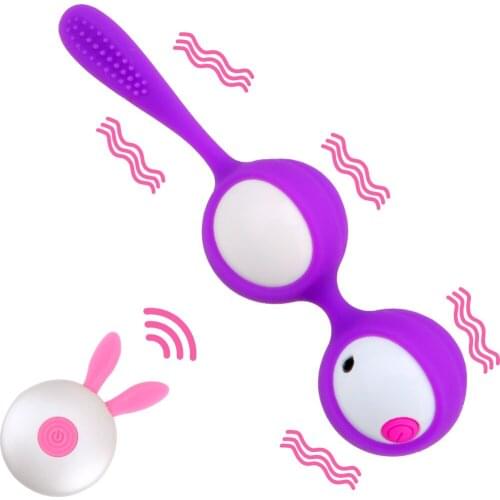 Vaginal Ball Smart Kegel Ball Vibrator 12 Speeds Ben Wa Ball Sex Toys for Women Adult Products Vagina Tighten Exercise