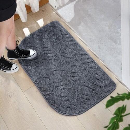 Entrance Doormat Kitchen Bathroom Absorbent Balcony Carpet Non-Slip Welcome Mat Mud-removing Sand-stripping Floor Area Rug
