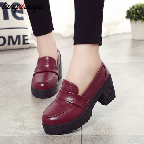 Harajuku vintage shoes Japanese Anime Love Live Sunshine Cosplay Shoes Takami Chika Girls JK Shoes Aqours School Uniform Shoes