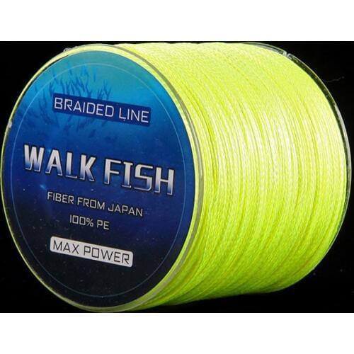 WALK FISH 150M 8-150LB 4 Strand PE Braided Fishing Line Multifilament Lines For Carp Fishing Saltwater Freshwater