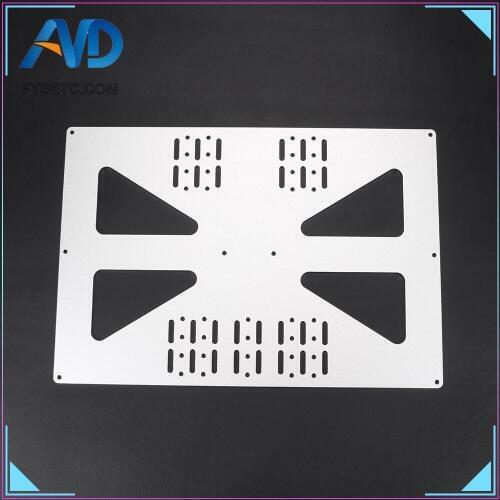 3D printer parts heating platform Z-axis support aluminum plate For Prusa I3 /Wanhao support plate V3 300 heatbed aluminum plate