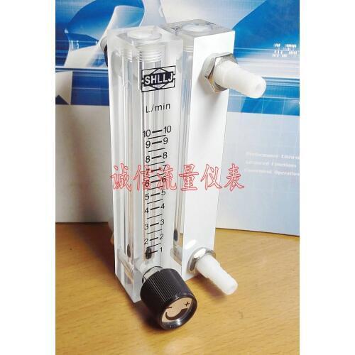 1-10 liter/min LZQ-7 adjustable panel gas flowmeter air rotor flowmeter