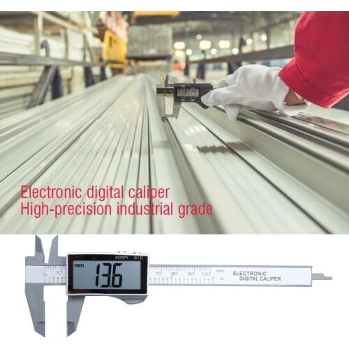 100/150mm Full Screen Plastic Electronic Digital Caliper Industrial-Grade Measure Instrument Vernier Caliper Measuring Tools